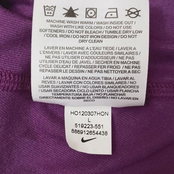 Nike 1/4 Zip Reflective Dri-Fit Long Sleeve Shirt - Picture 5 of 5